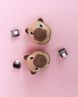 Capybara Clicker Keychain โ 3D Fidget Toy 3d model