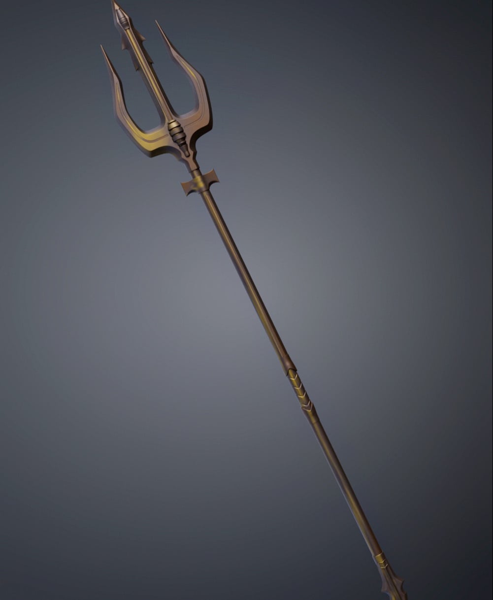 King Nereus Trident – Aquaman 3d model