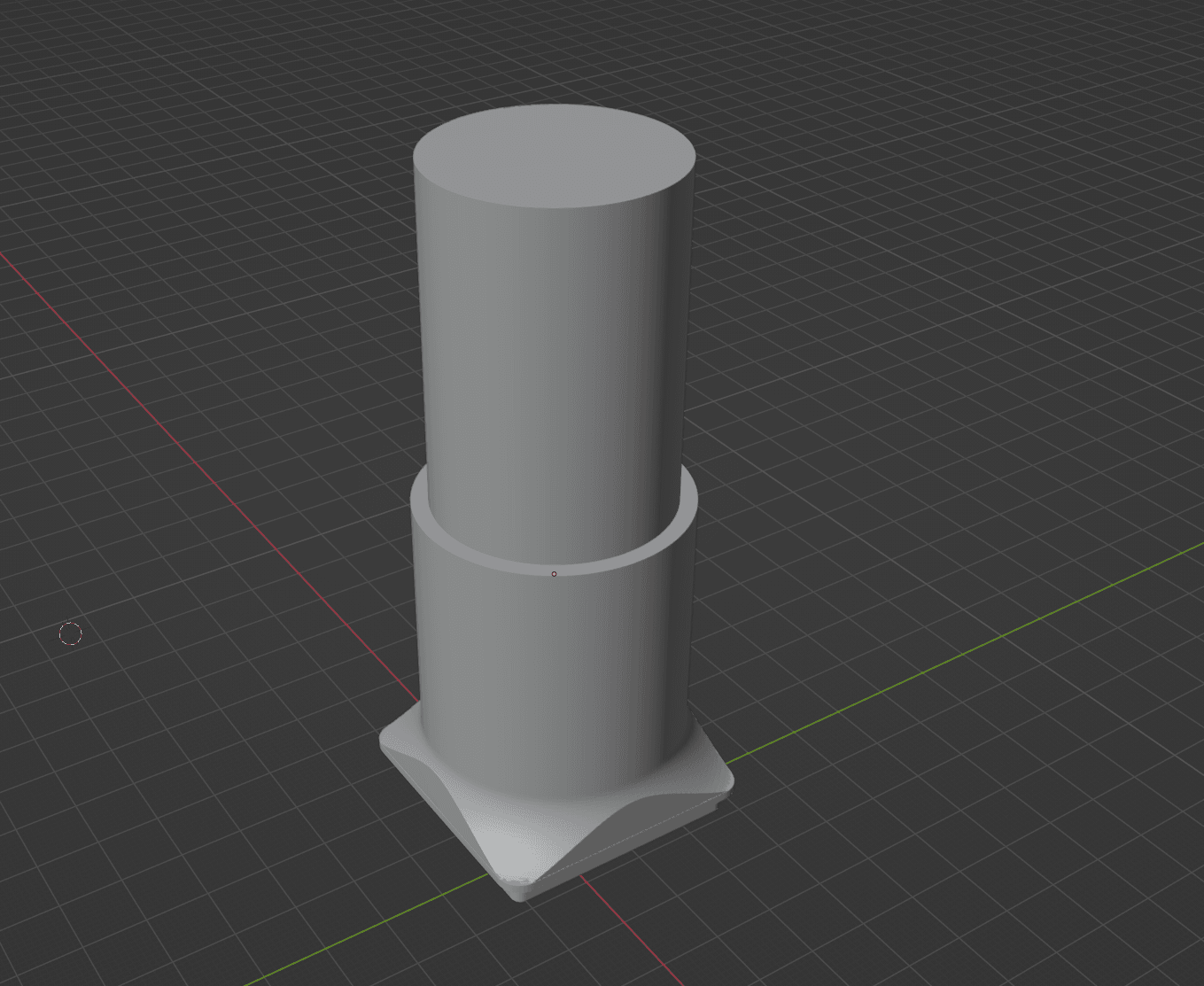 VESA monitor stand arm with Gridfinity base 3d model