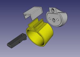 TYP2 plug holder 3d model