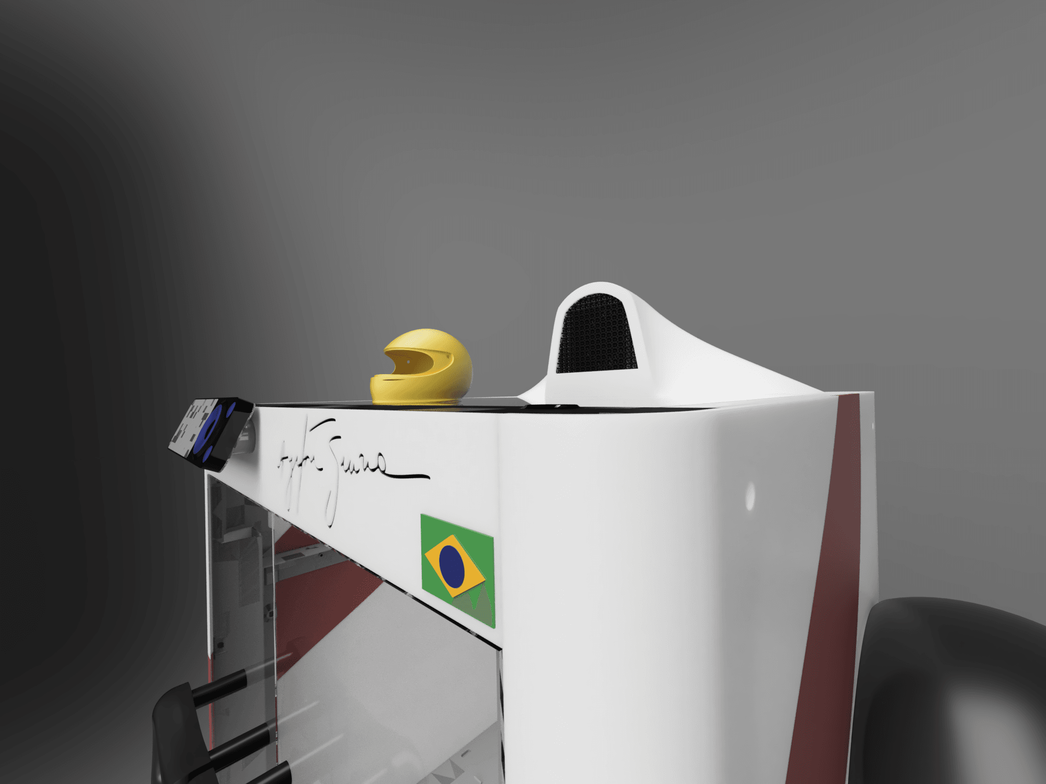 Remix of Bambu Lab P1P AYTON-SENNA #ThangsBambuContest 3d model