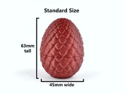 Threaded Dragon Egg, Great for Easter and Gifts 3d model