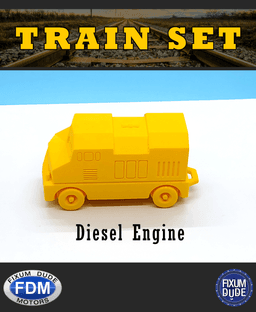 Fixum Dude Motors PIP Diesel Train 3d model