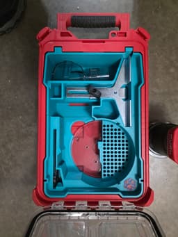 M18 Router Insert v2 - 5-Compartment Organizer (Precut).stl 3d model