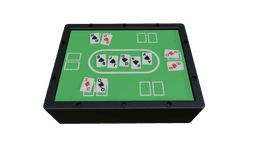 Customizable 3D Printed Poker Deck Box – Sliding Lid Playing Card Case 3d model