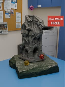 BioMechenical Predator Dice Tower 3d model