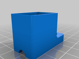 Mountable Rocker Switch Holder 3d model