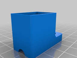 Mountable Rocker Switch Holder 3d model