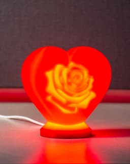 Heart Lamp 3d model