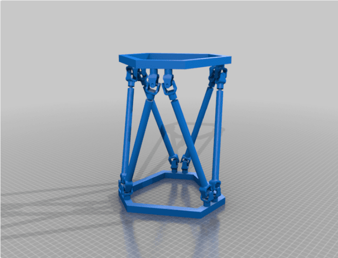 Stewart's Platform 3d model