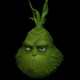 Grinch and Max Christmas Ornament 3d model