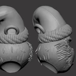 Grinch and Max Christmas Ornament 3d model