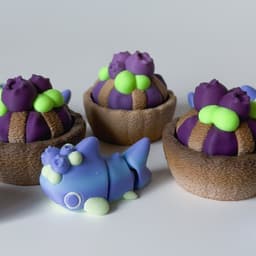 Blueberry Shark and Clicker 3d model