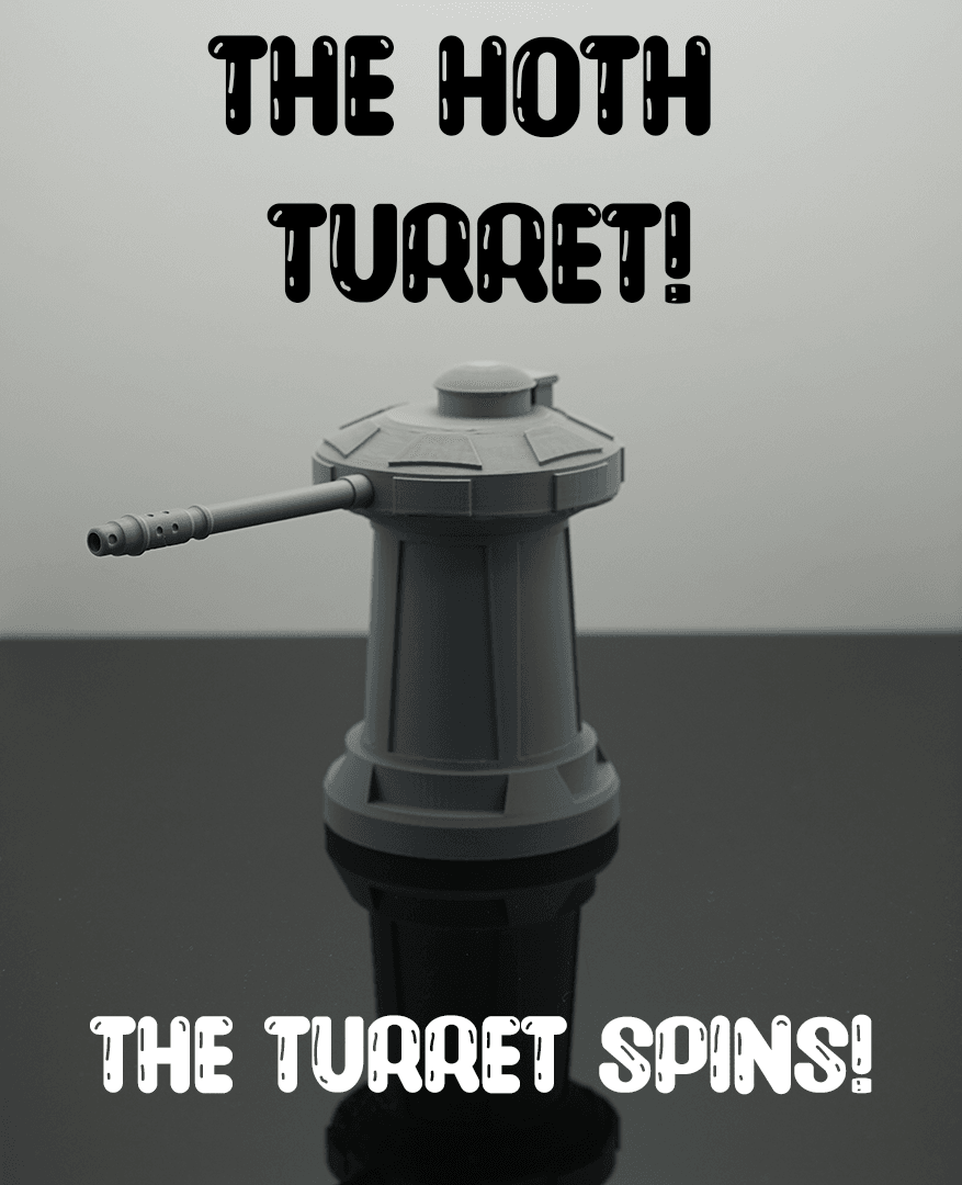 The Hoth Turret! 3d model