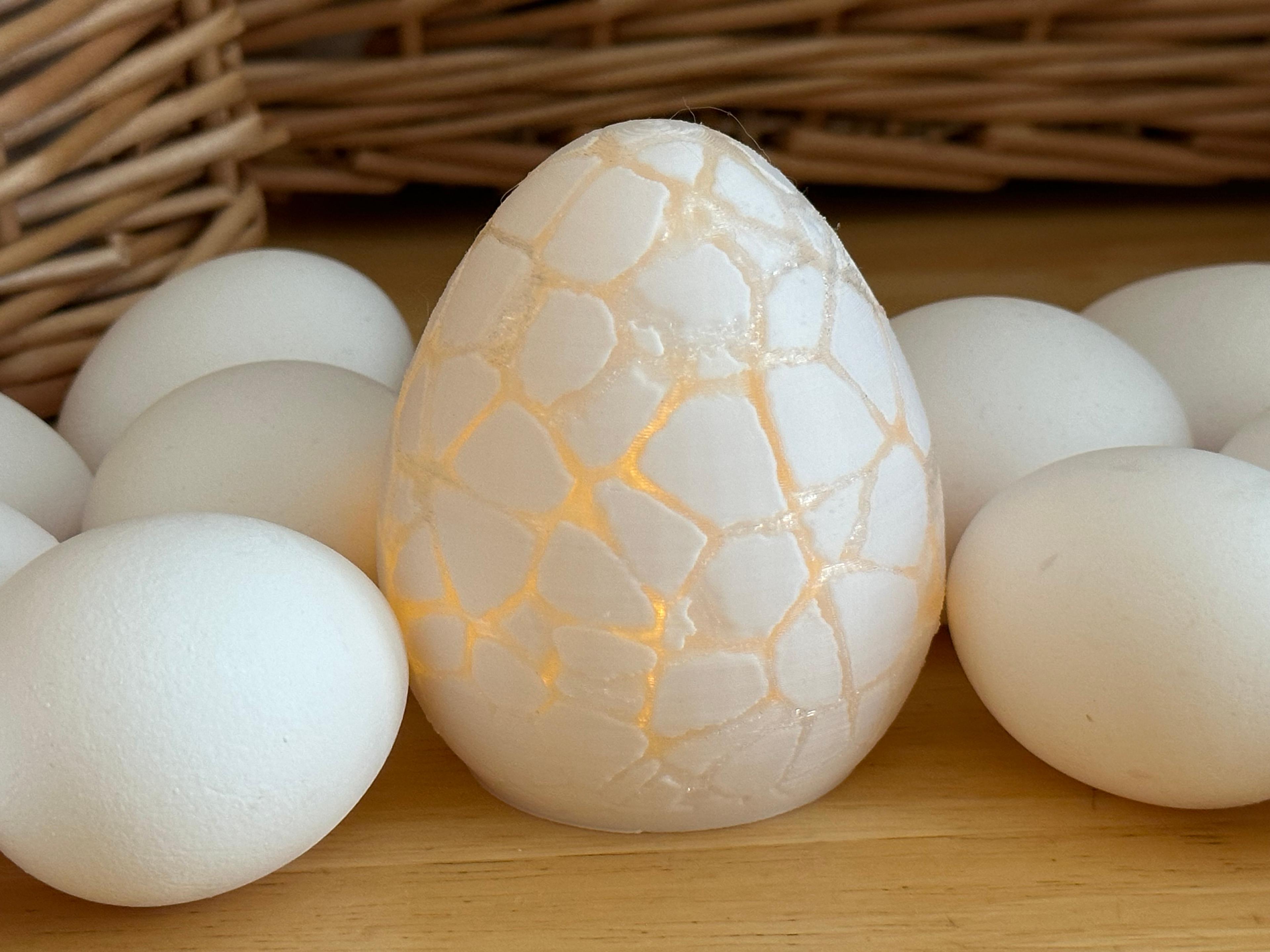Cracked Egg LED Cover 3d model