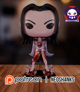 Boa Hancock Funko style 3d model