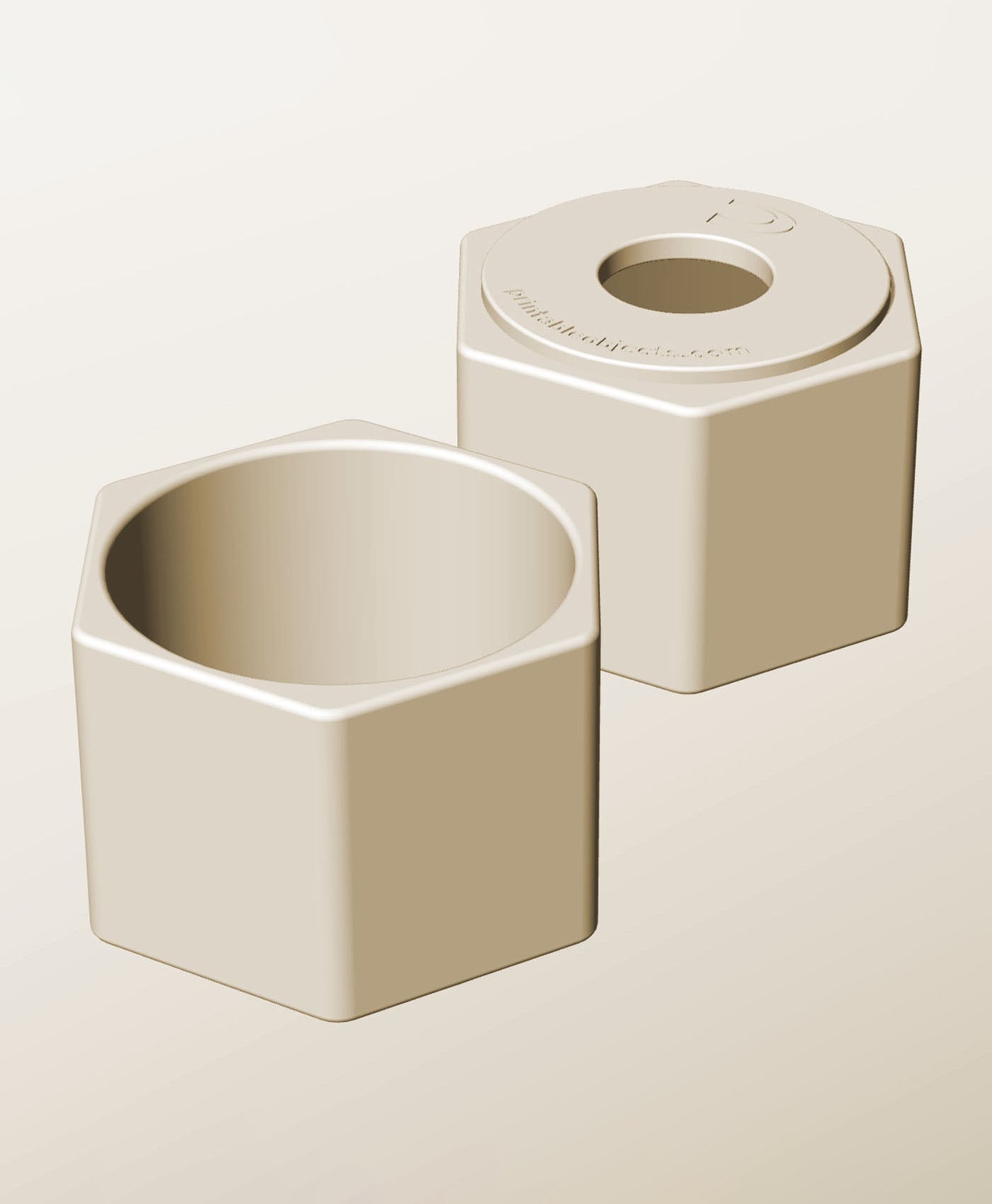 CH96-75-P Stackable pierced component box for creative makers 3d model