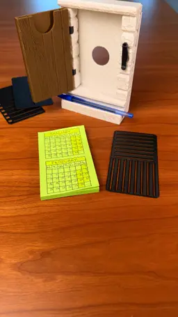 SECRET NOTE | STICKY NOTES HOLDER & STENCILS 3d model