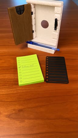 SECRET NOTE | STICKY NOTES HOLDER & STENCILS 3d model