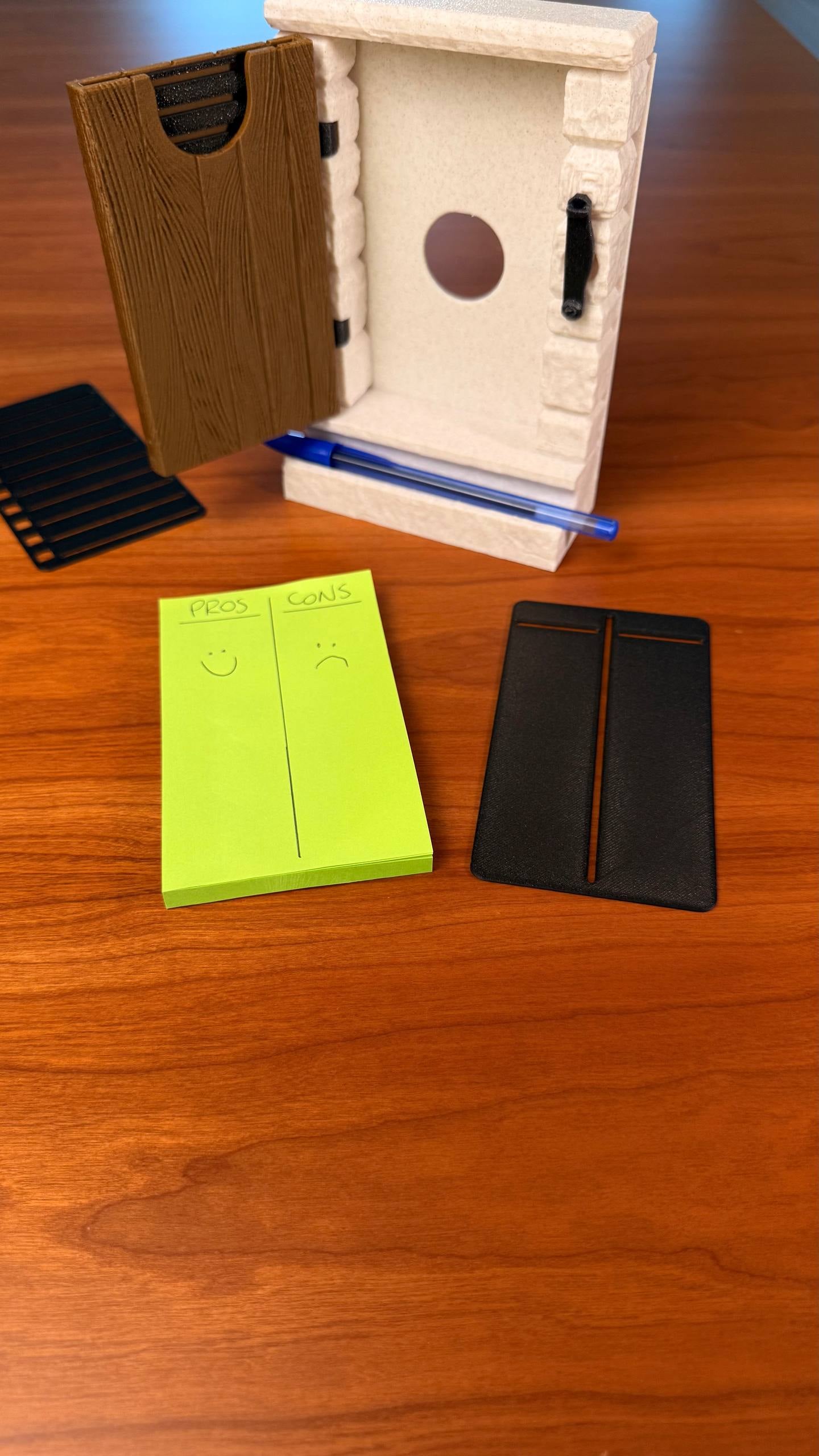 SECRET NOTE | STICKY NOTES HOLDER & STENCILS 3d model