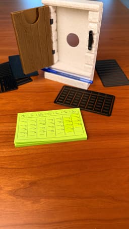 SECRET NOTE | STICKY NOTES HOLDER & STENCILS 3d model
