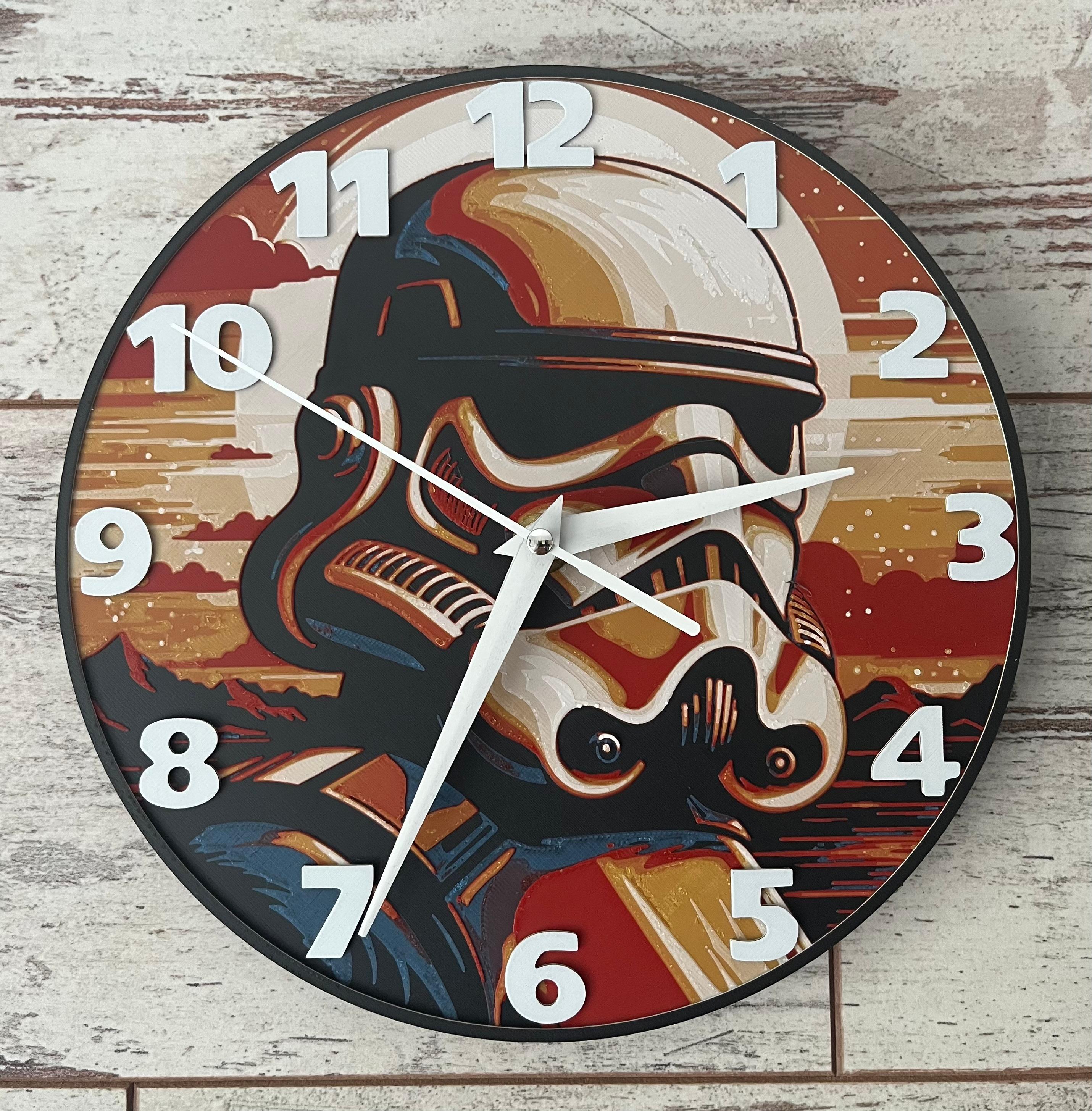 Storm Trooper Clock V1 3d model