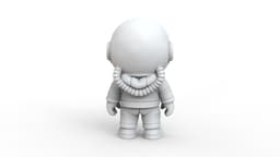 Astronaut Cartoon 3d model