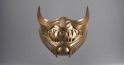 Mortal Kombat - Scorpion Mask Cosplay 3d model