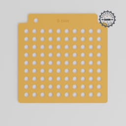 Sun Sprinkle Stencil Set, 6-14mm Sizes, 5pcs, Ideal for Sprinkles, Cocoa & Edible Glitter, Weather-Themed Day & Light Design PRODUCT_1335 3d model