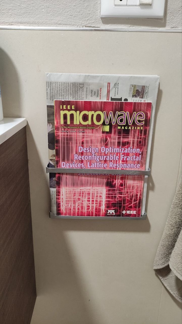 Newspapers wall holder 3d model