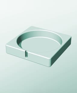 CS162-35-S Slotted container modular stackable module bin box 3d model