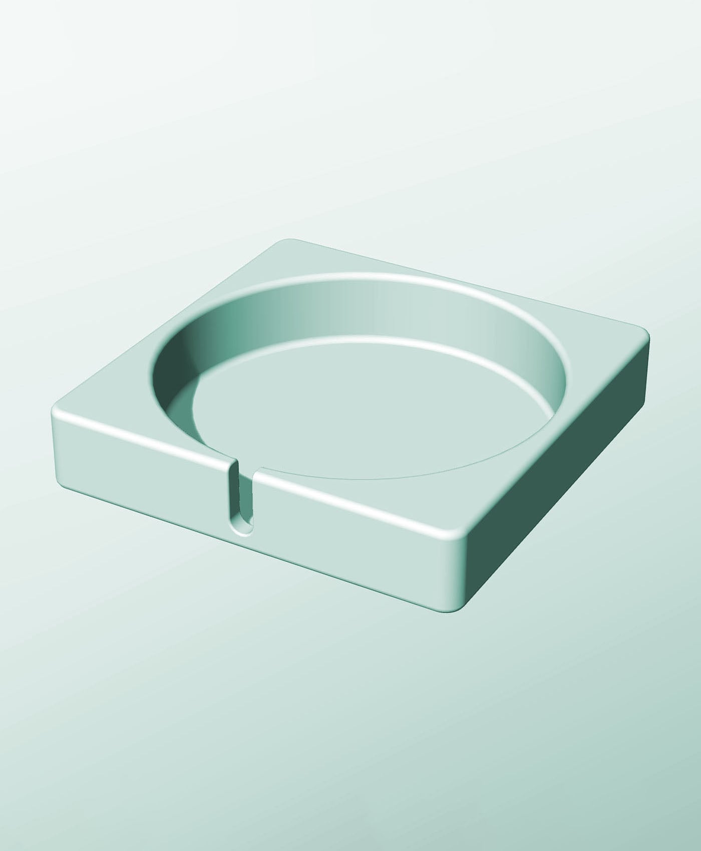 CS162-35-S Slotted container modular stackable module bin box 3d model