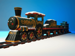 Holiday Express Train – Wiggle Budz – Holiday Collection 3d model