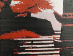 3D Printed Painting - Torii | No AMS Necessary 3d model