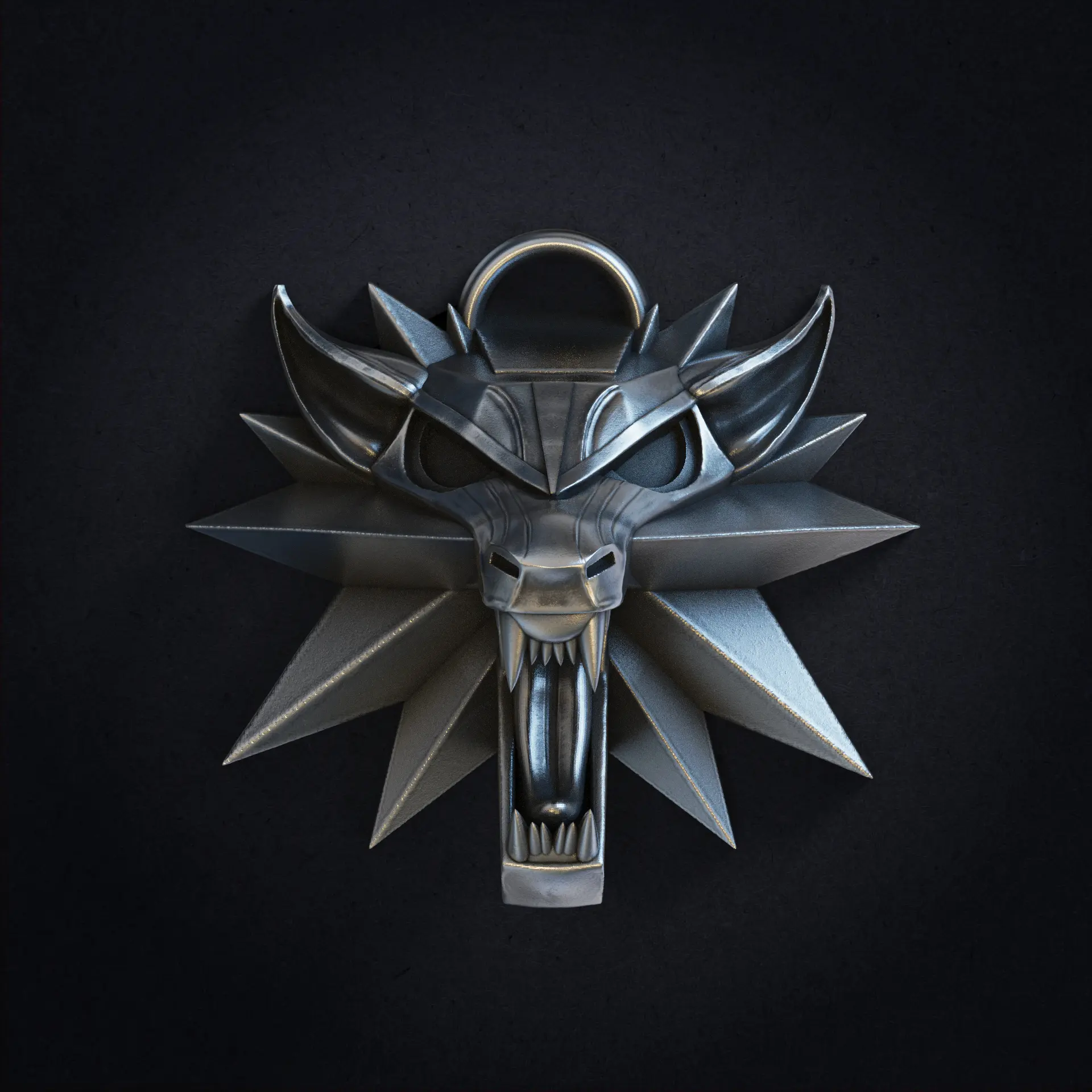 The Witcher Medallion 3d model