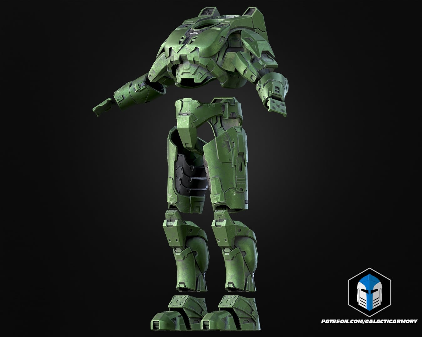 Master Chief Mark 6 Armor - 3D Print Files 3d model