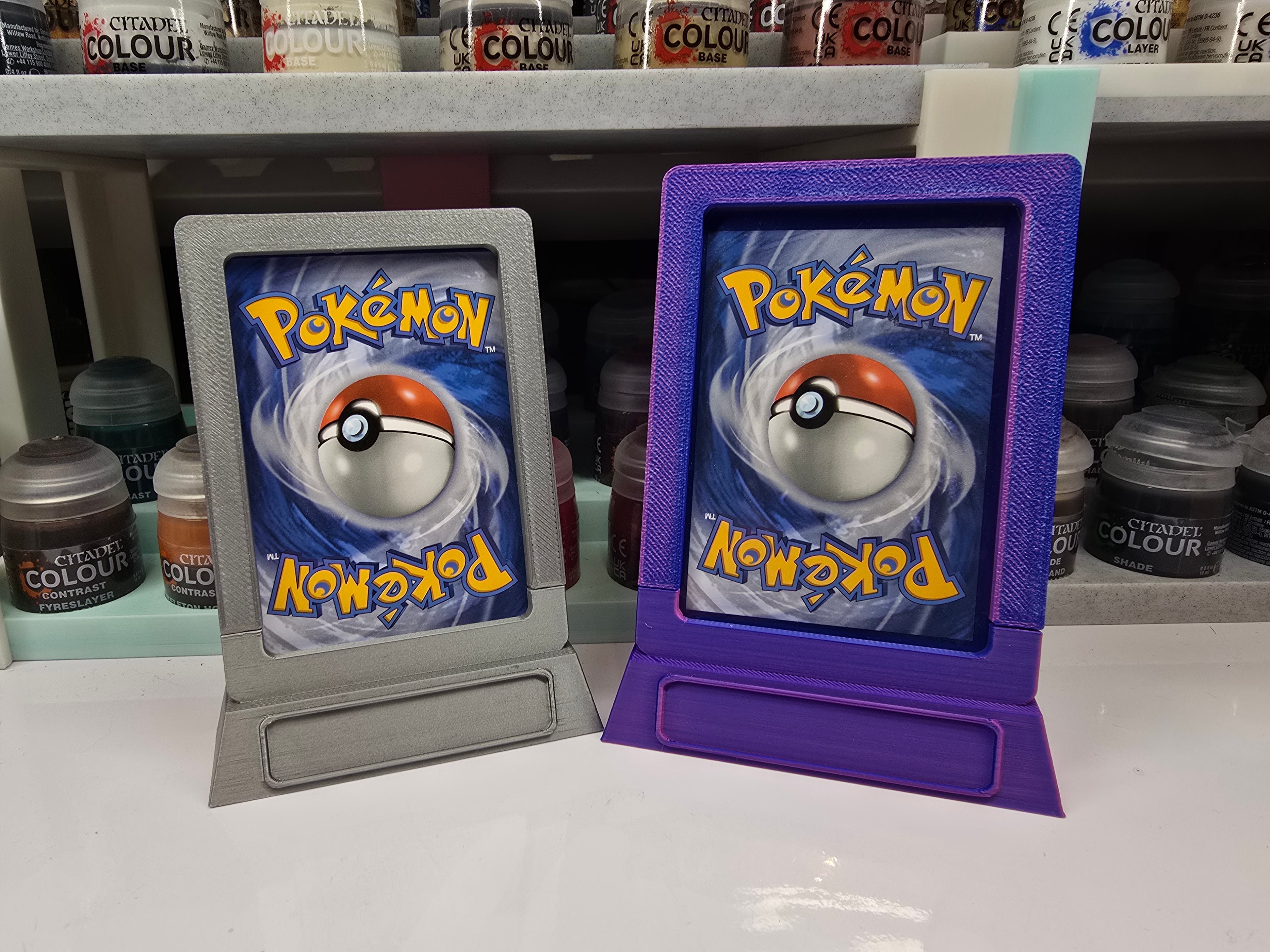 Trading Card Stands 3d model
