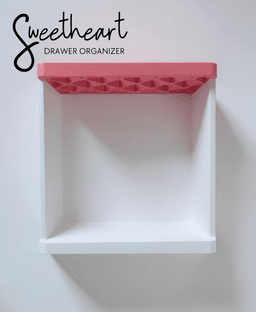 Sweetheart Drawer Organizer 3d model