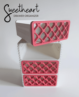 Sweetheart Drawer Organizer 3d model