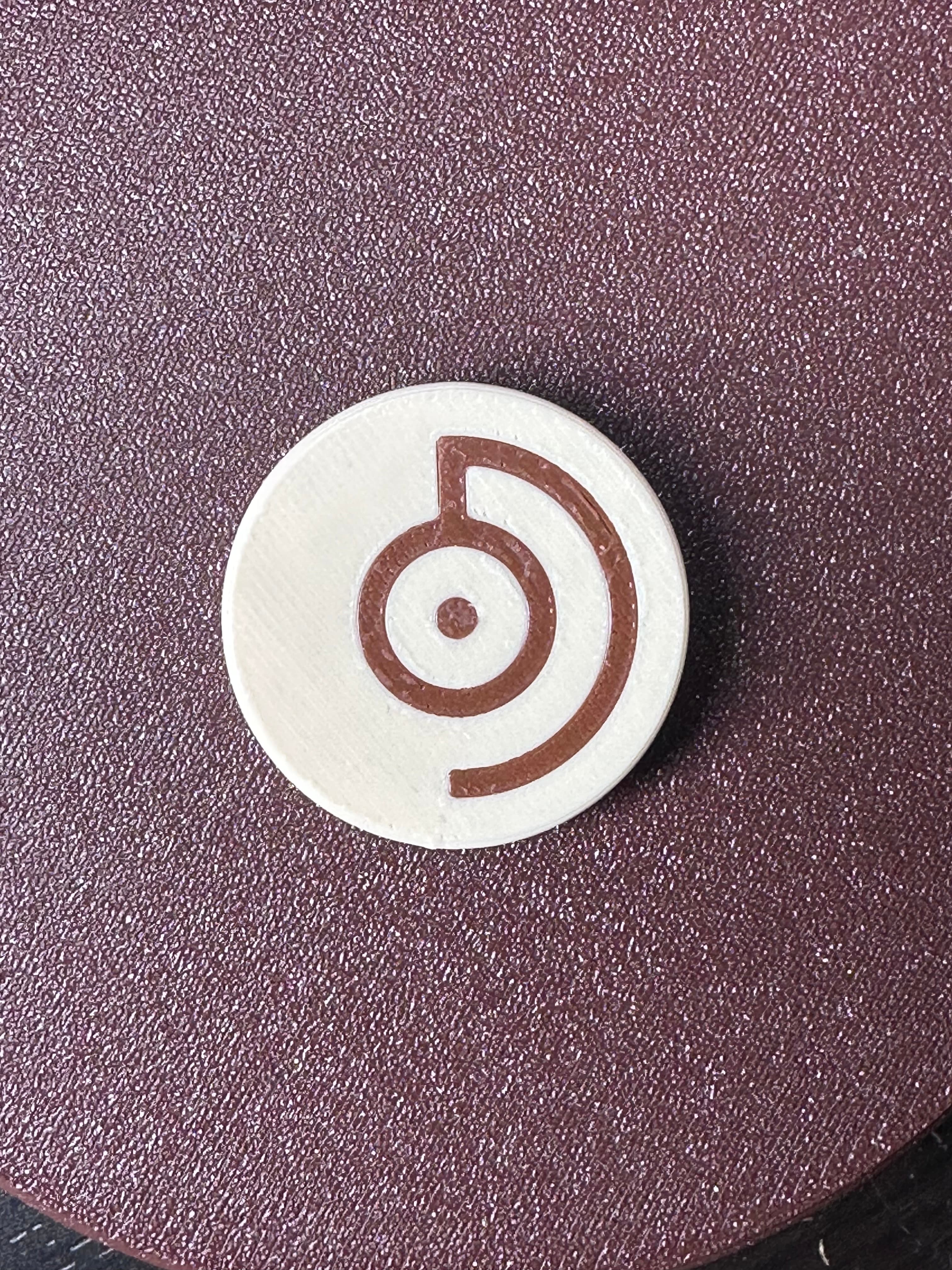 POKEMON UNOWN MMU FRIDGE MAGNET "D" 3d model