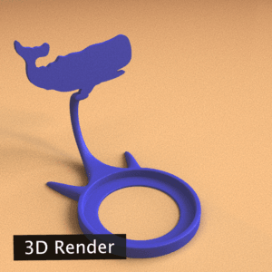 Anima Whale 3d model