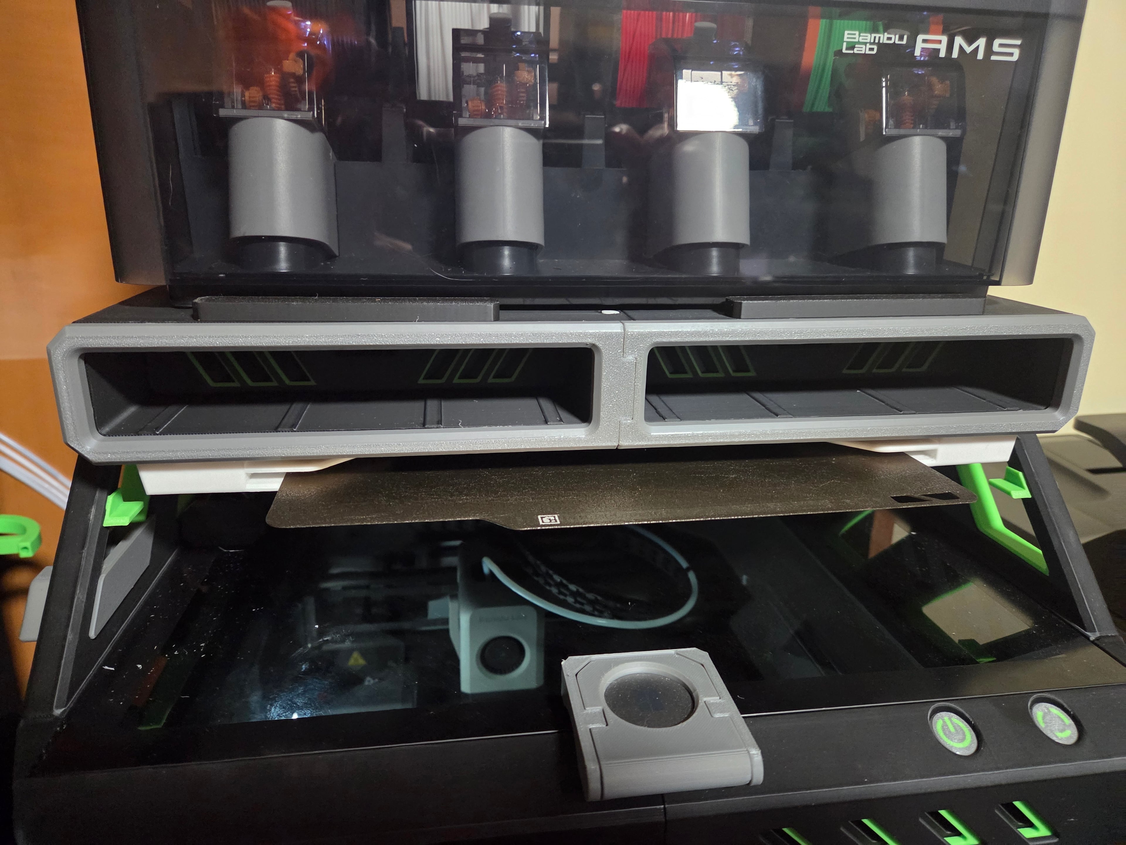 D3P riser for Bambu Lab P1S 3d model