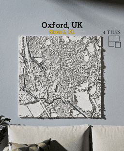 Oxford, UK - S, M, L, & XL 3d model