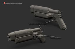 K-16 Bryar - functional trigger 3d model