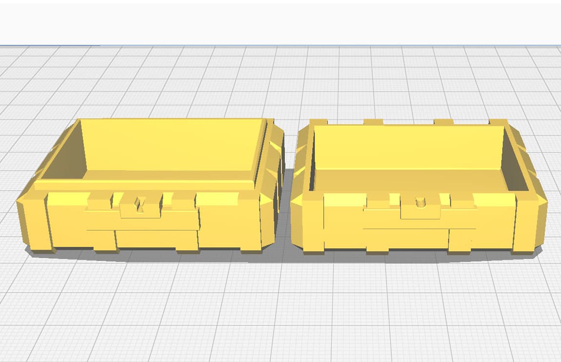 simple chest 3d model