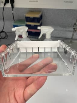 6 Well Electrophoresis Comb 3d model