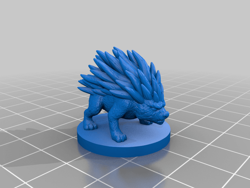 Porcupo 3d model
