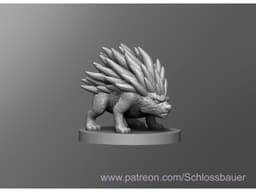 Porcupo 3d model