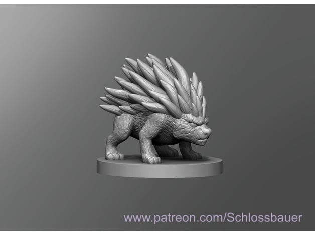 Porcupo 3d model