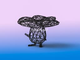 #045 Vileplume Pokemon Wiremon Figure 3d model